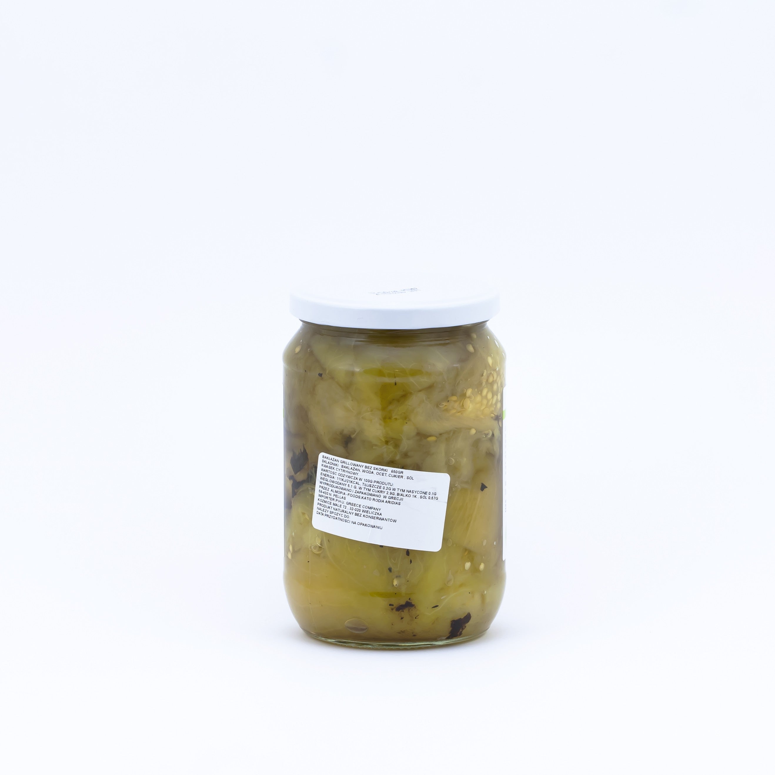 Grilled eggplant without skin 650 g