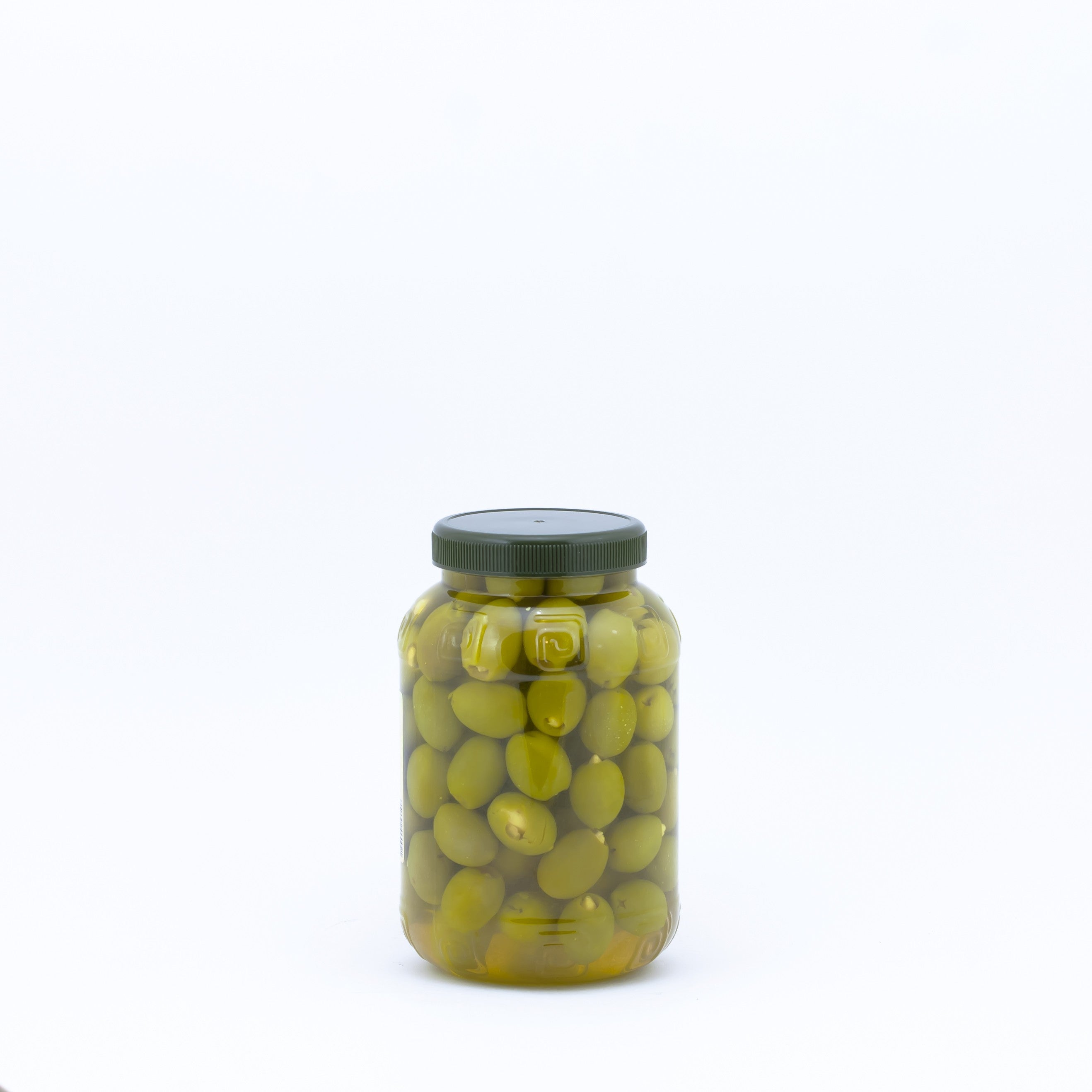 Green olives with almonds 900g net weight