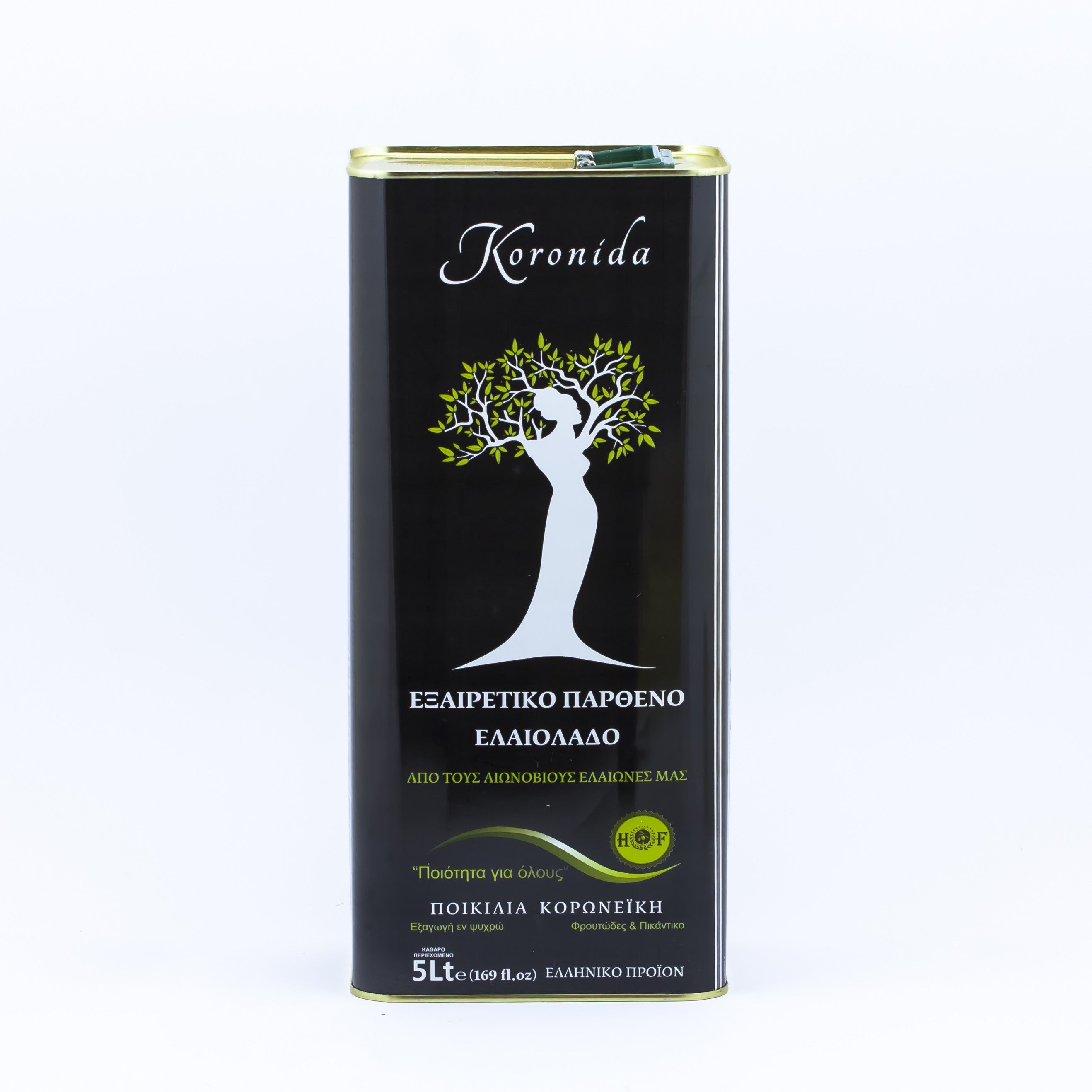 Unfiltered olive oil Koronida max 0.3% 5 l