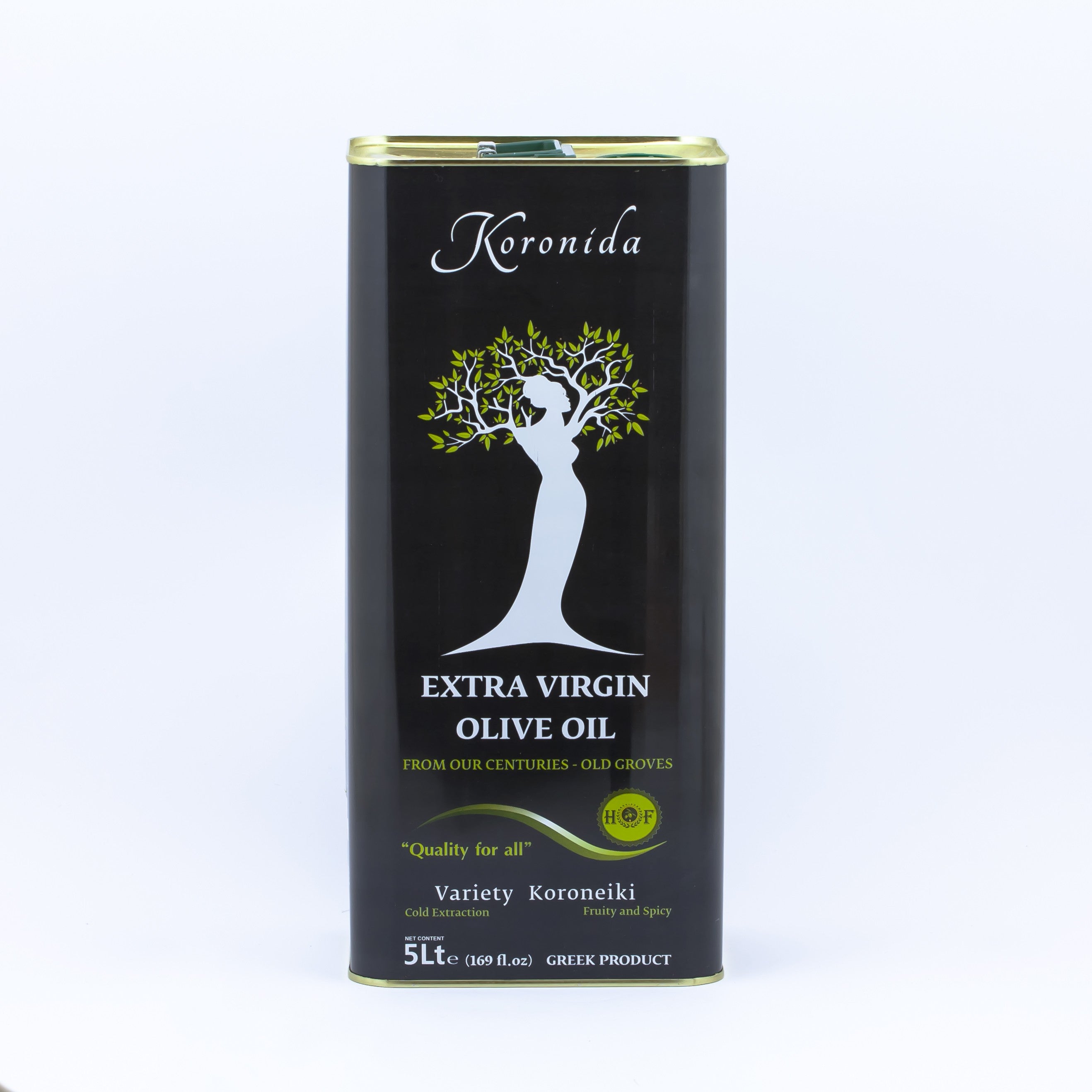 Unfiltered olive oil Koronida max 0.3% 5 l