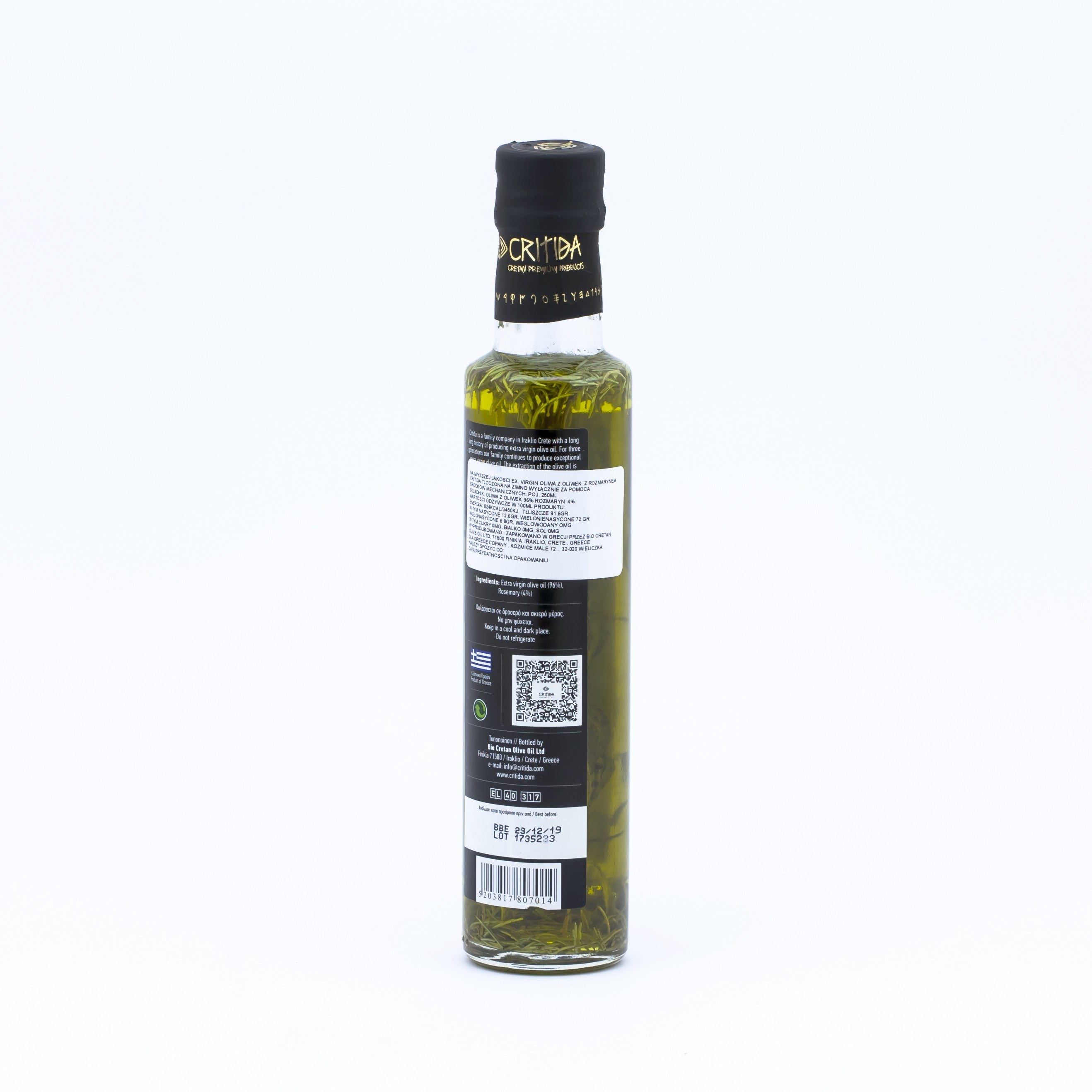 Dorica olive oil with rosemary 0.3% 250 ml