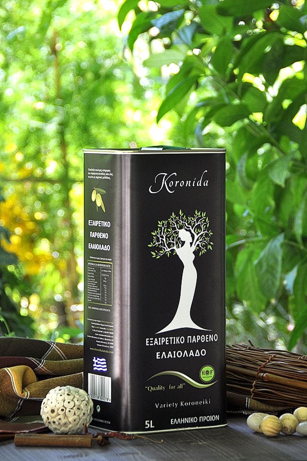 Unfiltered olive oil Koronida max 0.3% 5 l