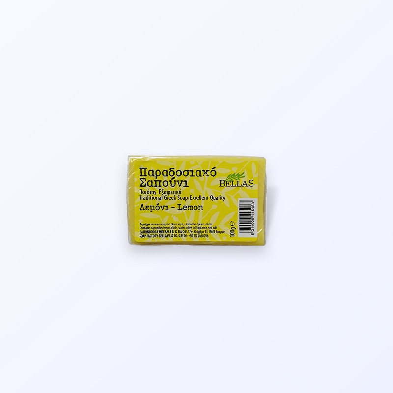 Natural olive oil soap with lemon 100g