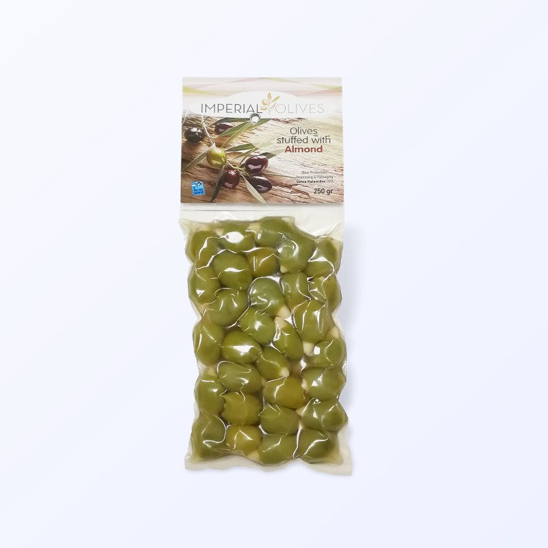 Green olives with almond 250 g