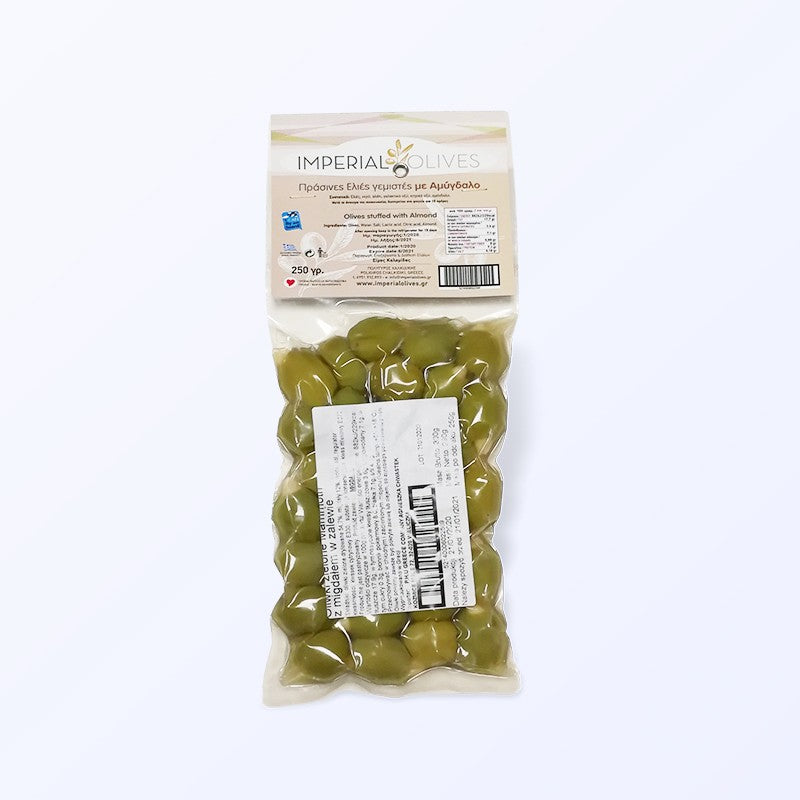 Green olives with almond 250 g