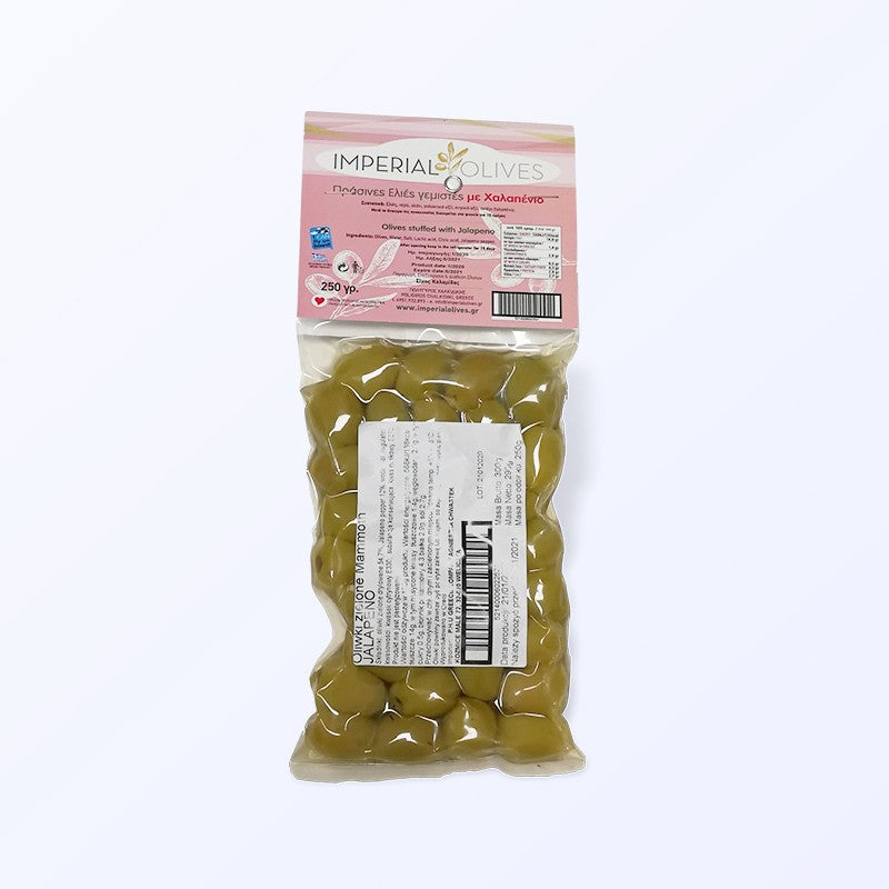 Green olives stuffed with jalapeño 250 g