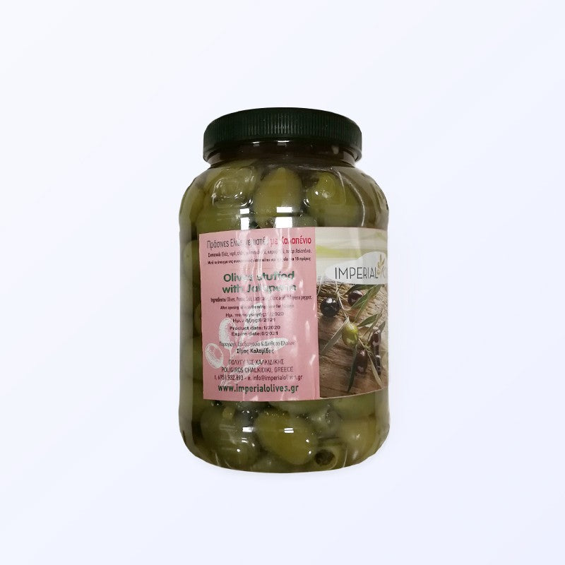 Green olives stuffed with jalapeño 1 kg