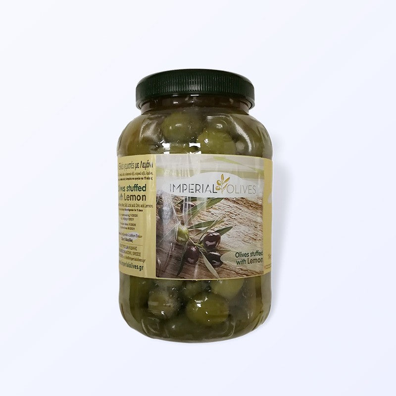 Green olives stuffed with lemon peel 1 kg
