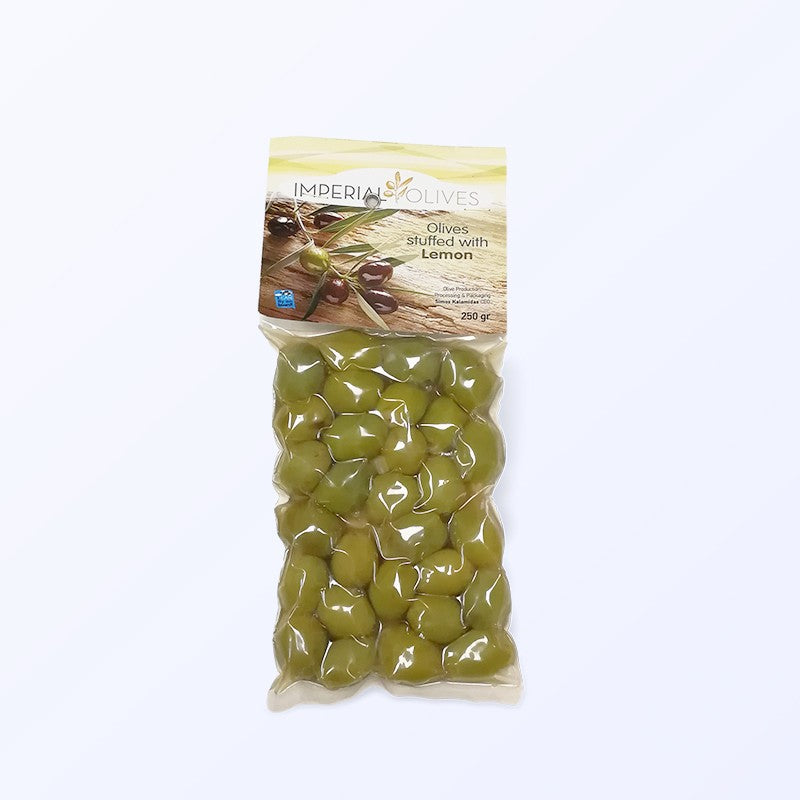 Green Olives Stuffed with Lemon Zest 250g
