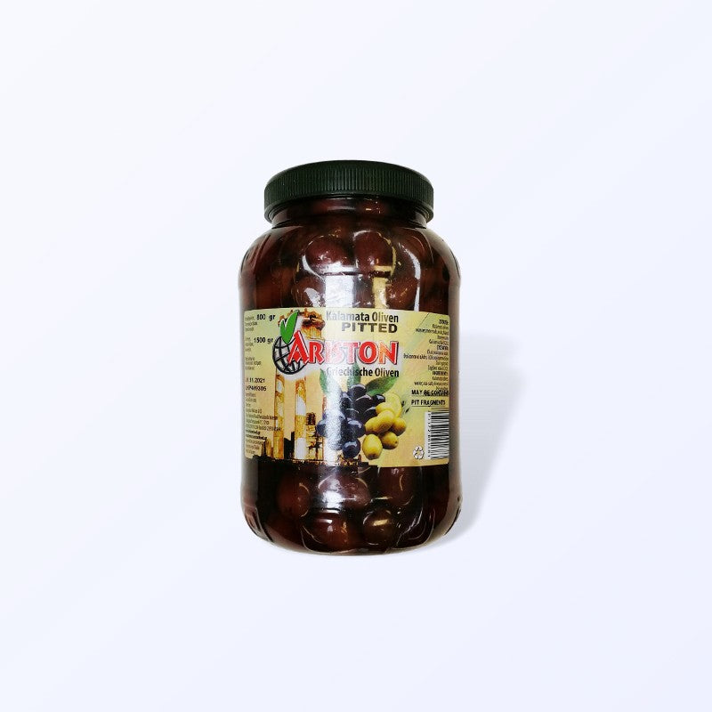 Kalamata pitted olives 800 g net weight