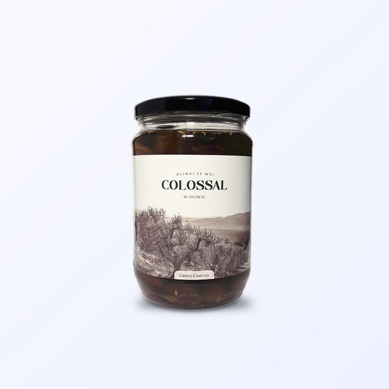 Olives from Colossal Village in olive oil 410 g