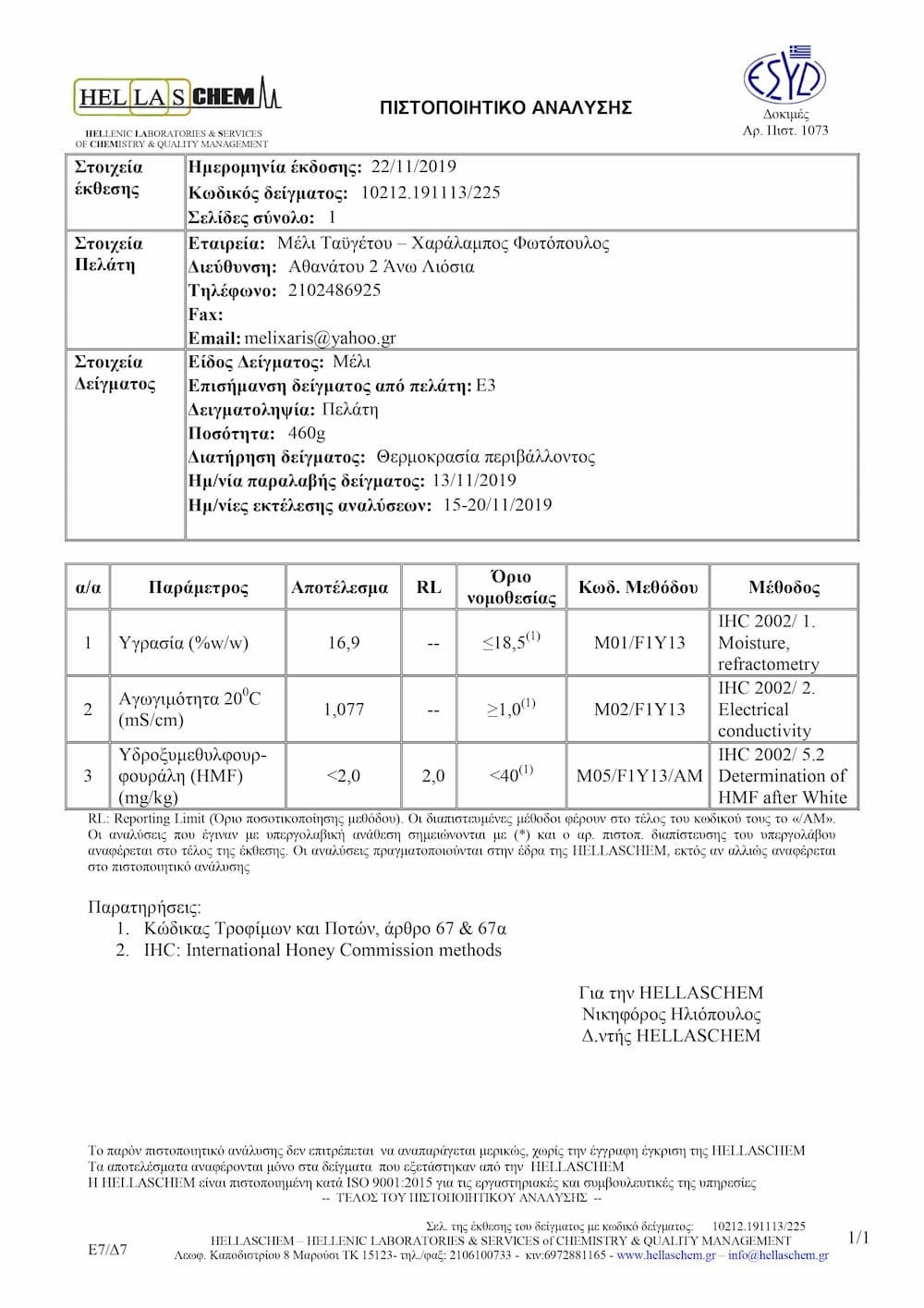 Fir honey 460 g