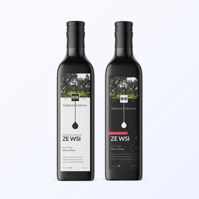 MIX PACK 18 x "Village" Unfiltered Olive Oil 1 L