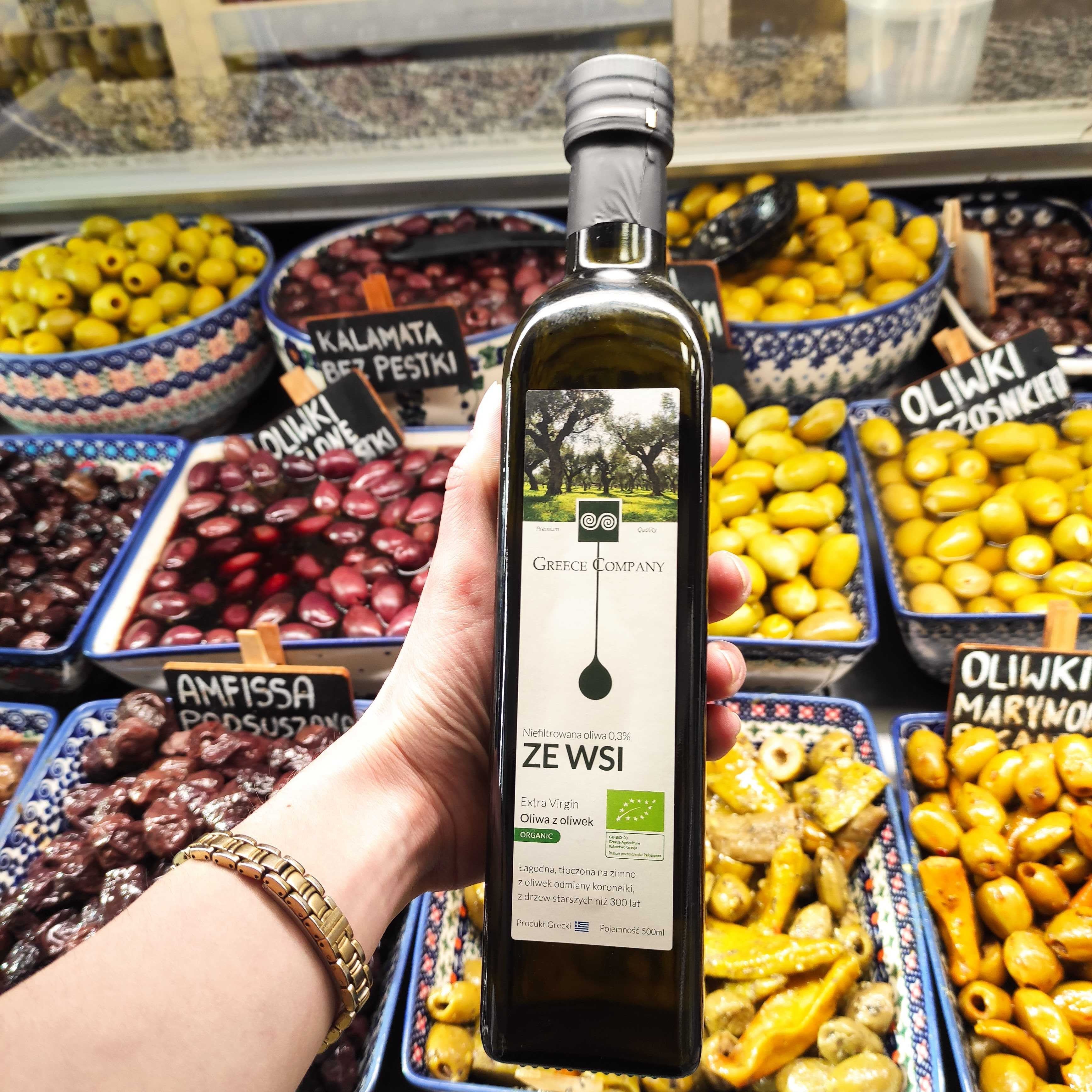 Olive oil FROM THE VILLAGE unfiltered Extra Virgin mild 0.3 BIO 500 ml
