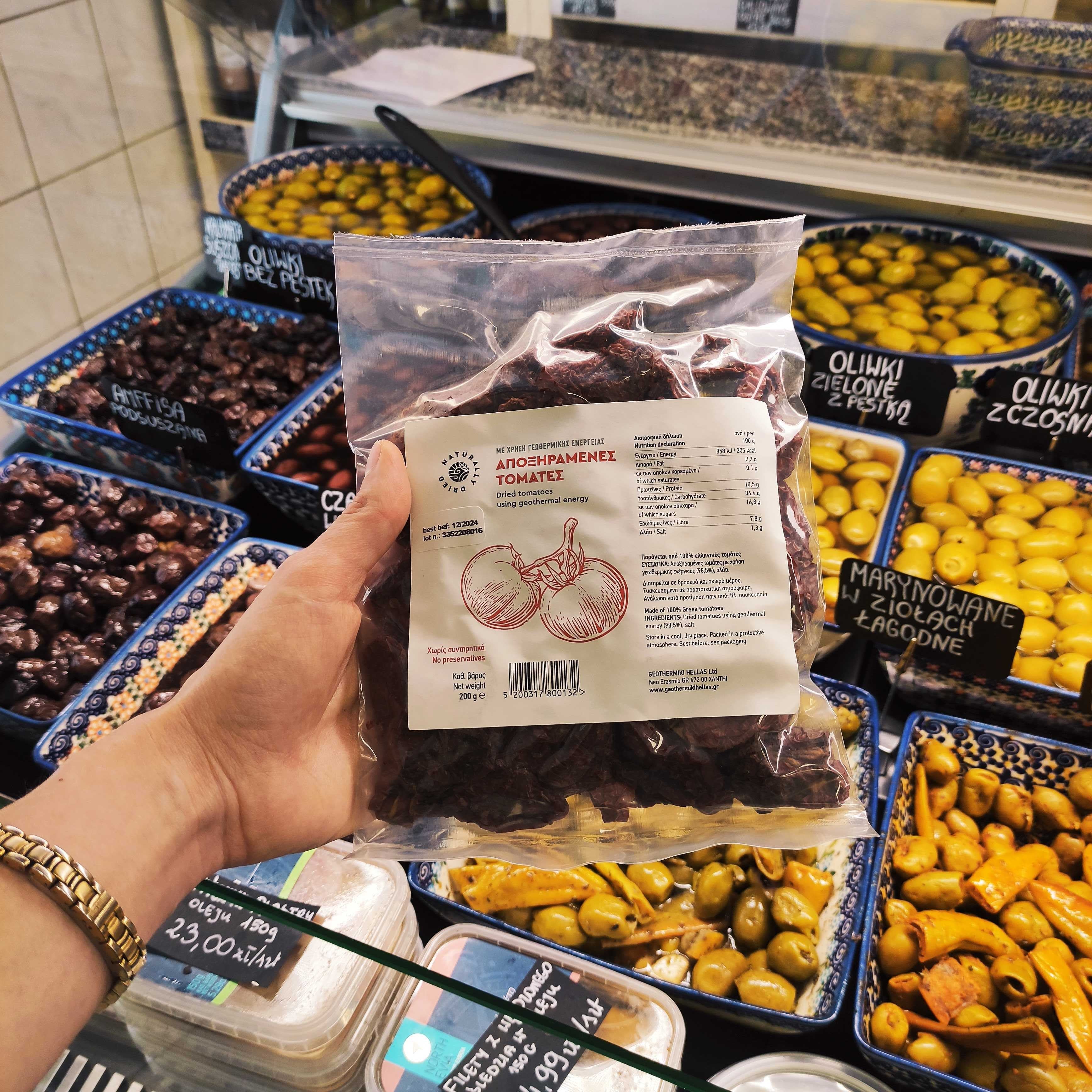 Dried tomatoes 200 g (vacuum)