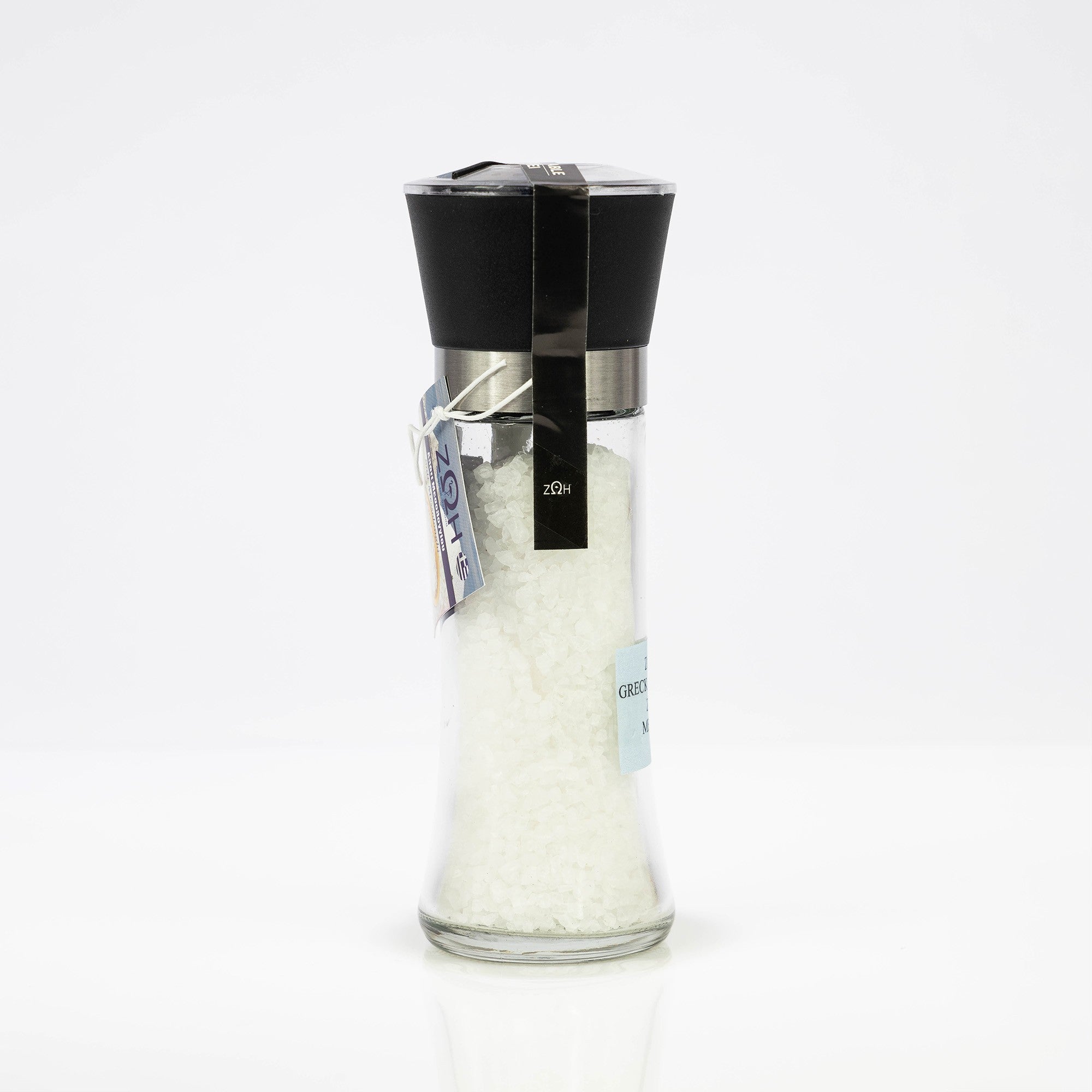 Sea salt from Messolonghi lake in a grinder 170g