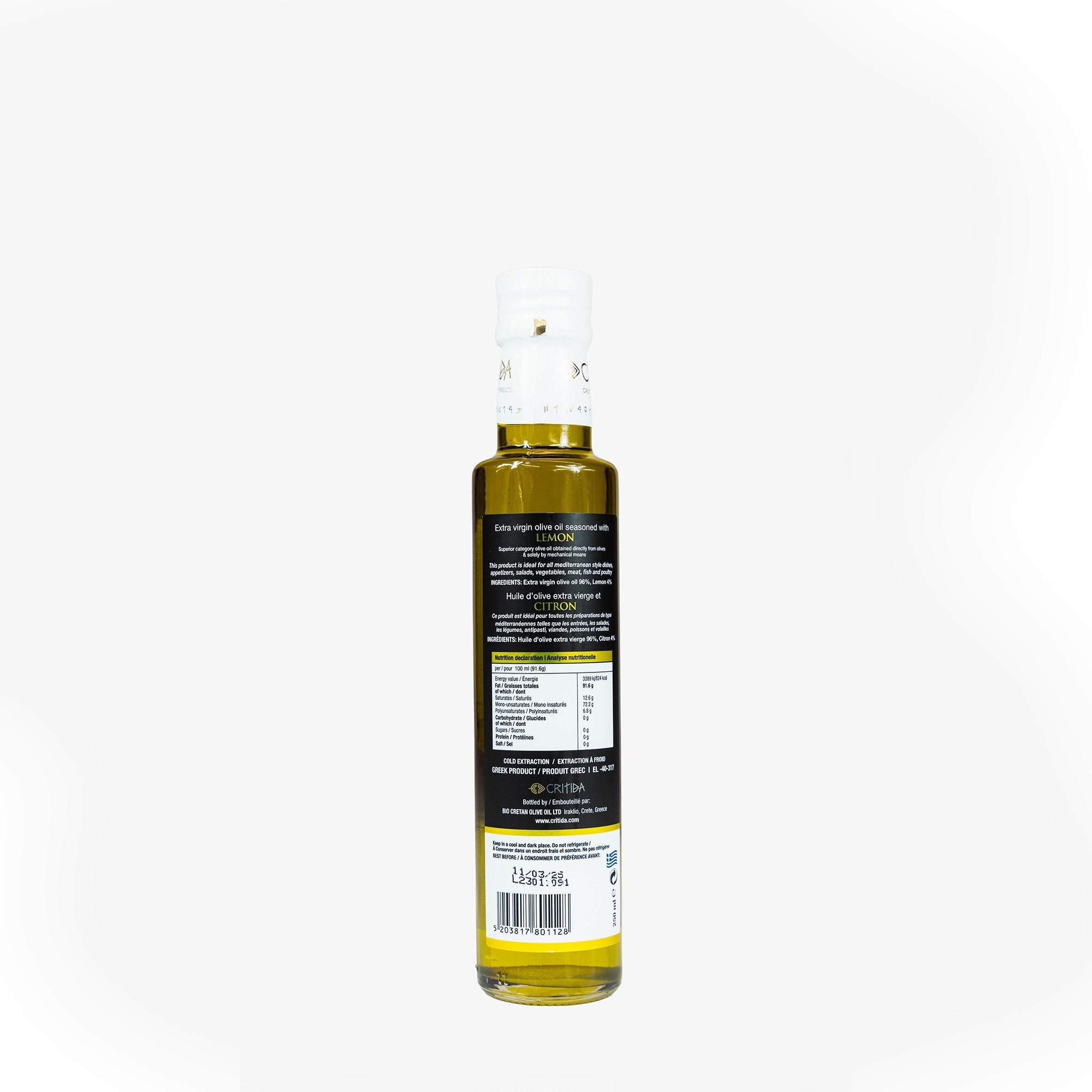 Dorica Olive Oil with Lemon 0.3% 250 ml