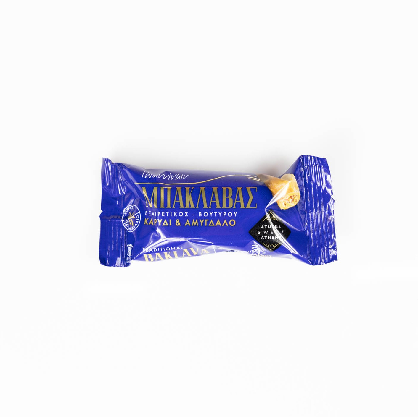 Baklava bar with almonds, walnuts and butter 30g