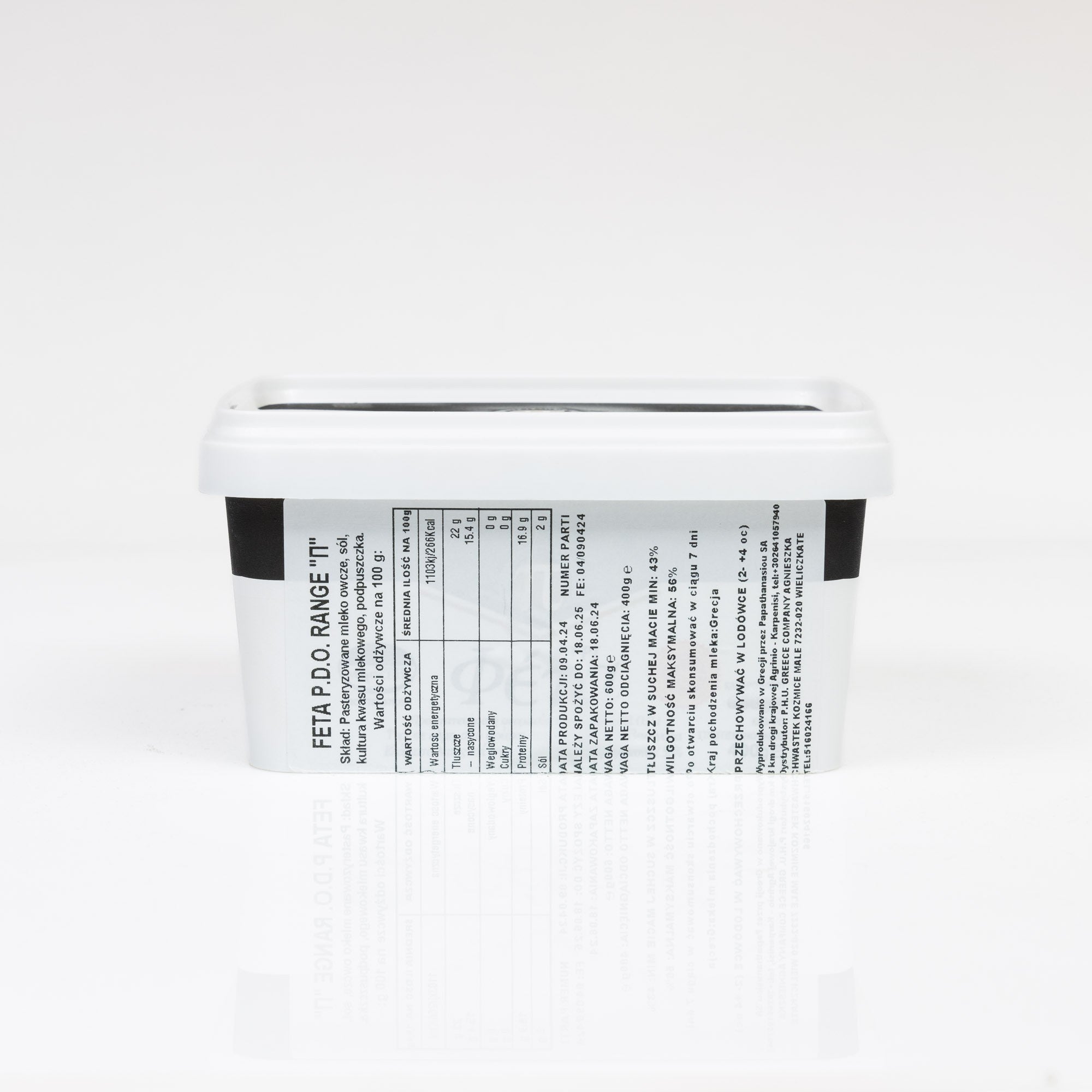Feta P.D.O. Range PI in Brine 400g
