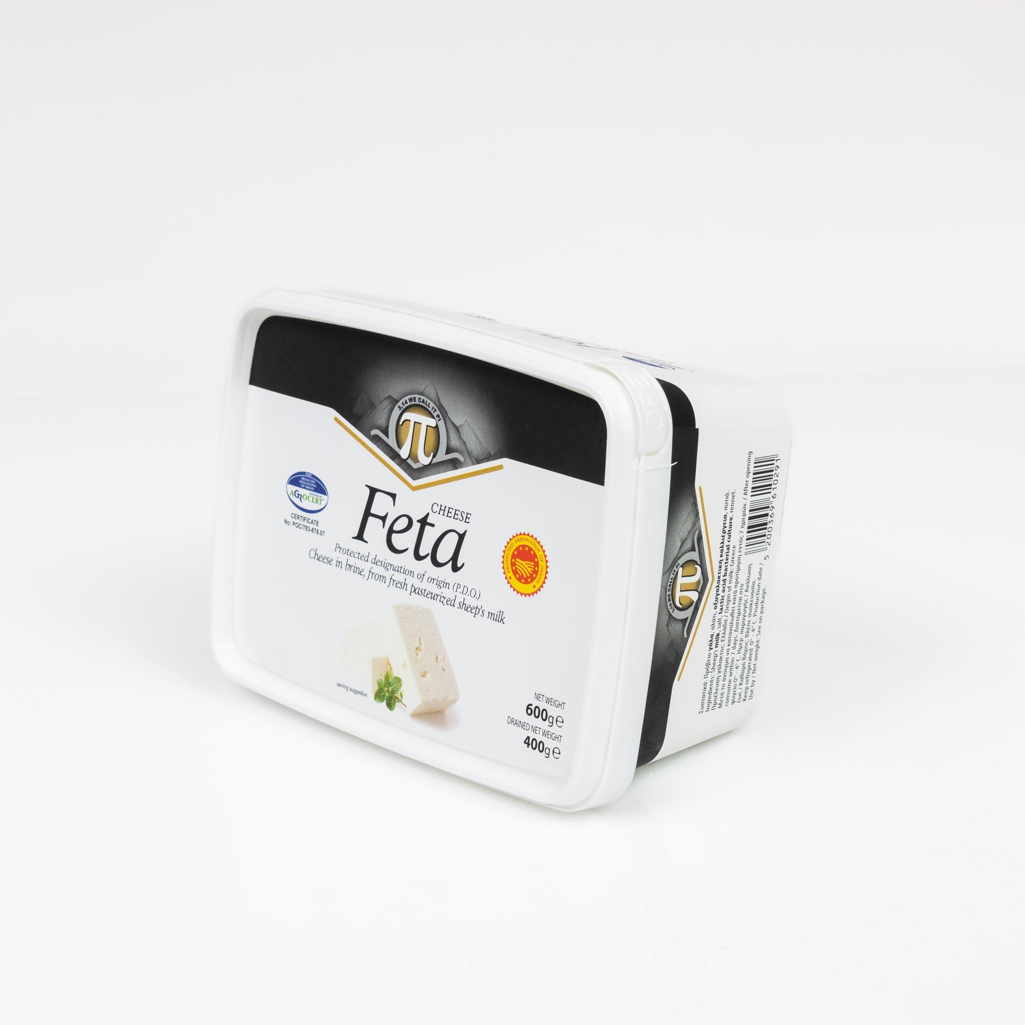Feta P.D.O. Range PI in Brine 400g