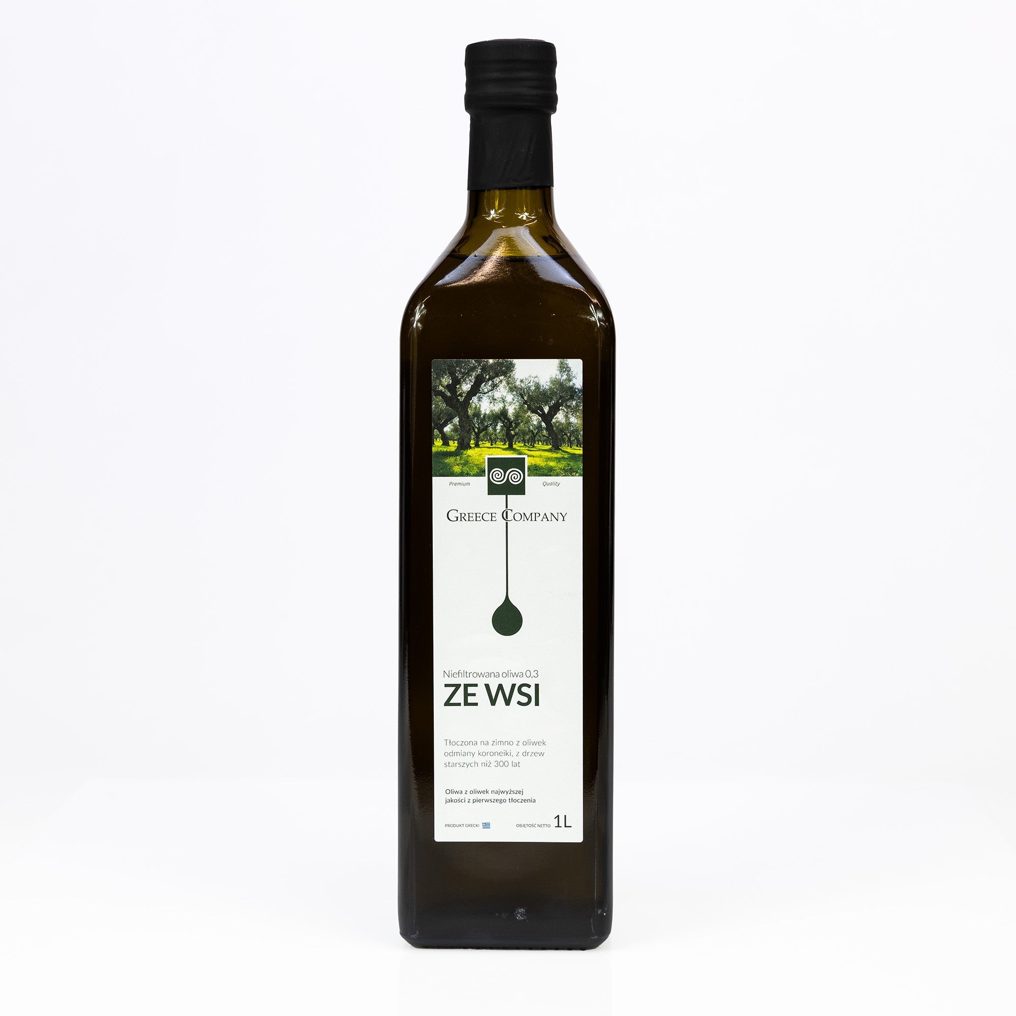 Olive oil FROM THE VILLAGE unfiltered Extra Virgin mild 0.3% 1 l