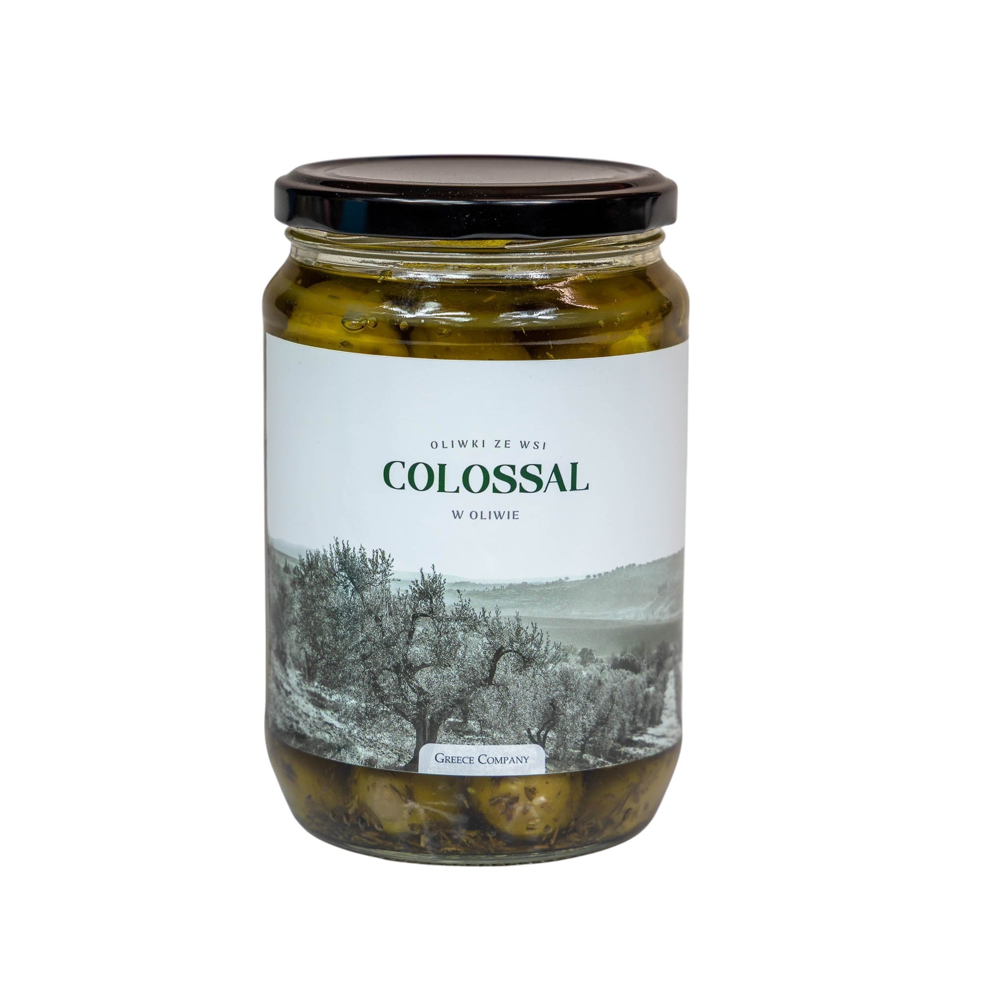 Colossal Green Olives in Oil 410g