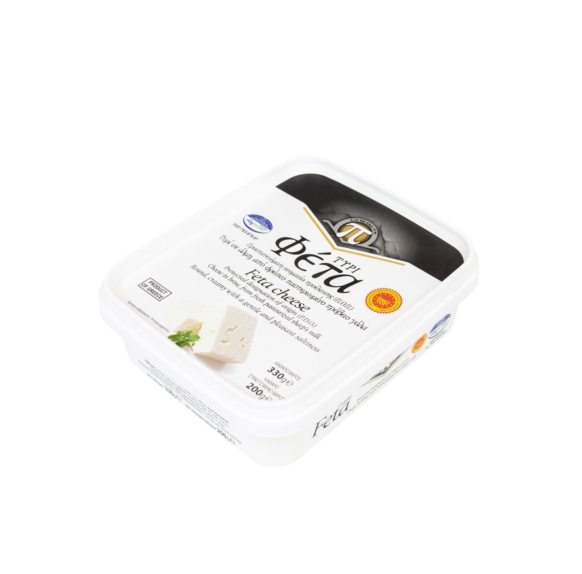 Feta P.D.O Range PI in brine 200g