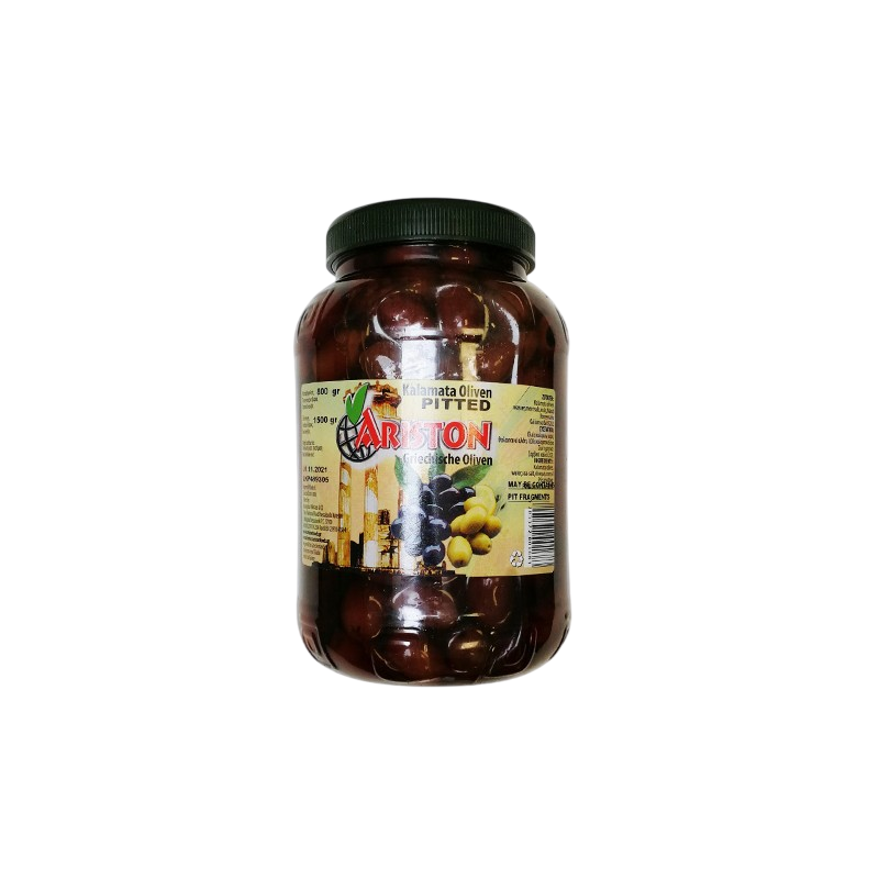 Kalamata pitted olives 800 g net weight