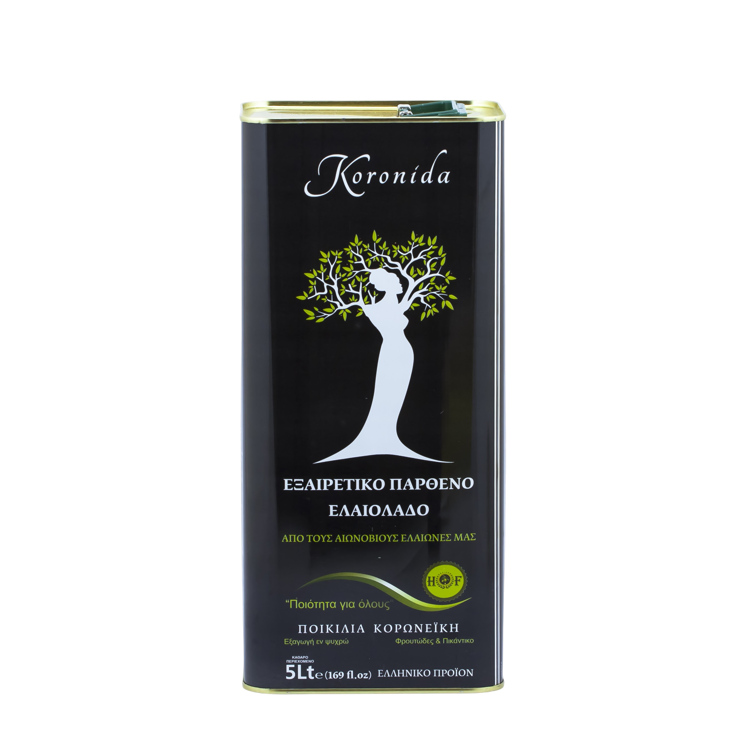 Unfiltered olive oil Koronida max 0.3% 5 l