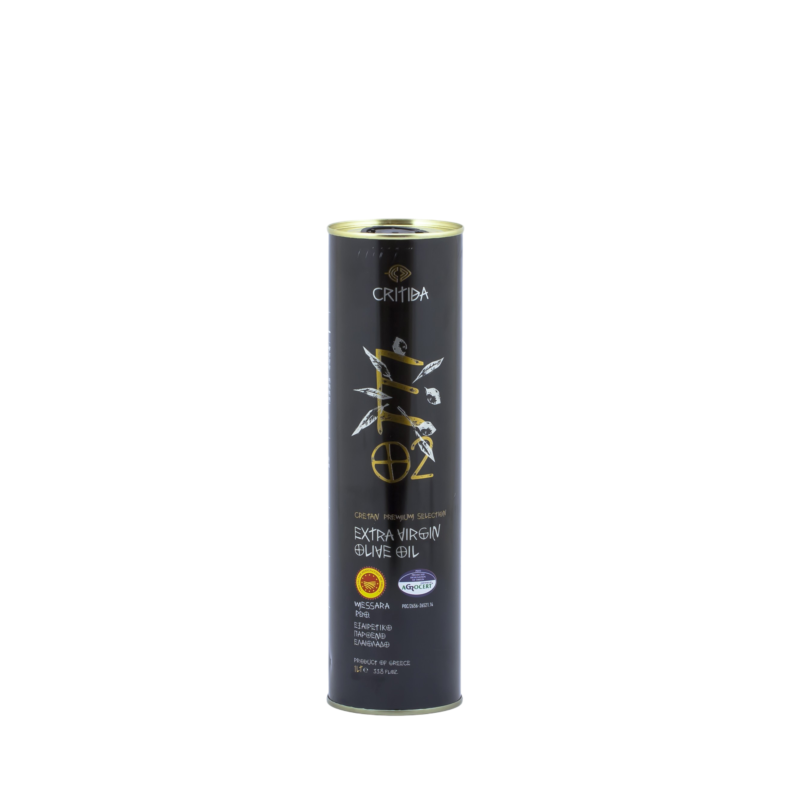 Critida Messara Olive Oil 0.2% 1 l (tin)