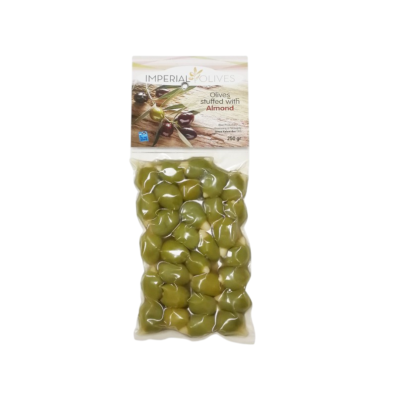 Green olives with almond 250 g