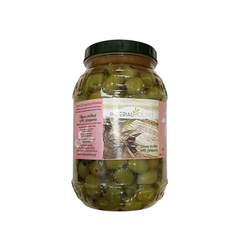 Green olives stuffed with jalapeño 1 kg