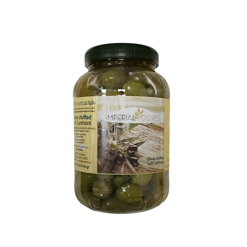 Green olives stuffed with lemon peel 1 kg