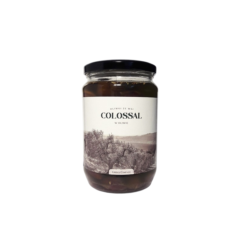 Olives from Colossal Village in olive oil 410 g