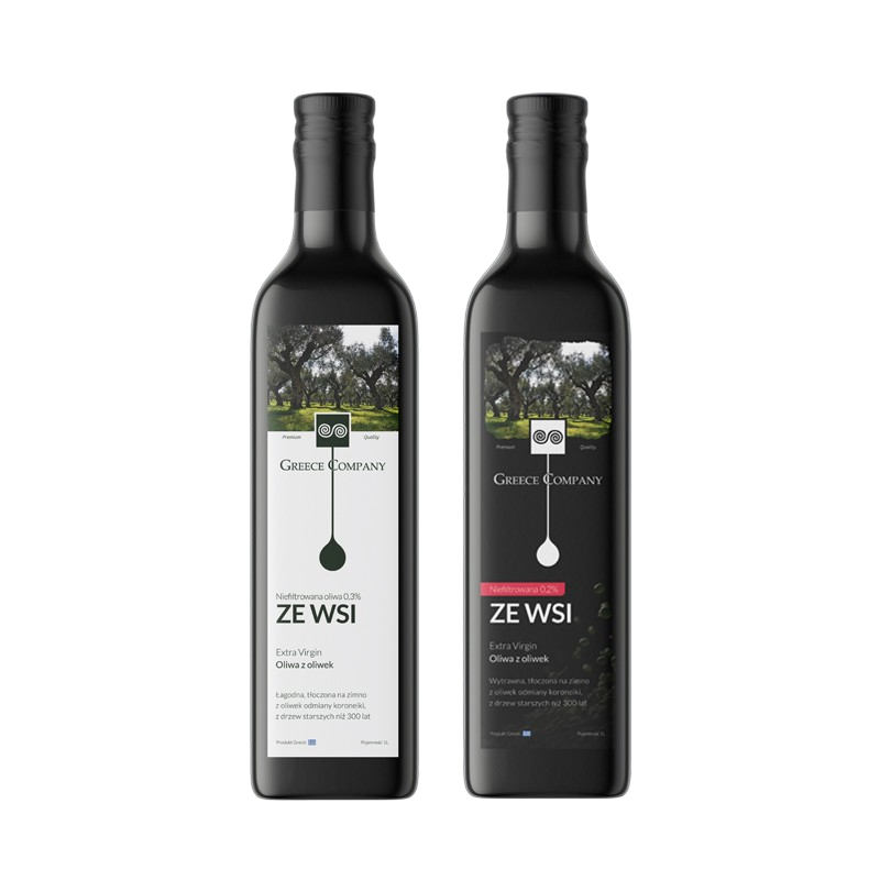 MIX PACK 18 x "Village" Unfiltered Olive Oil 1 L
