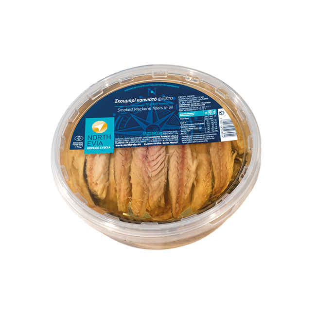 Smoked Mackerel Fillets in Oil 2kg