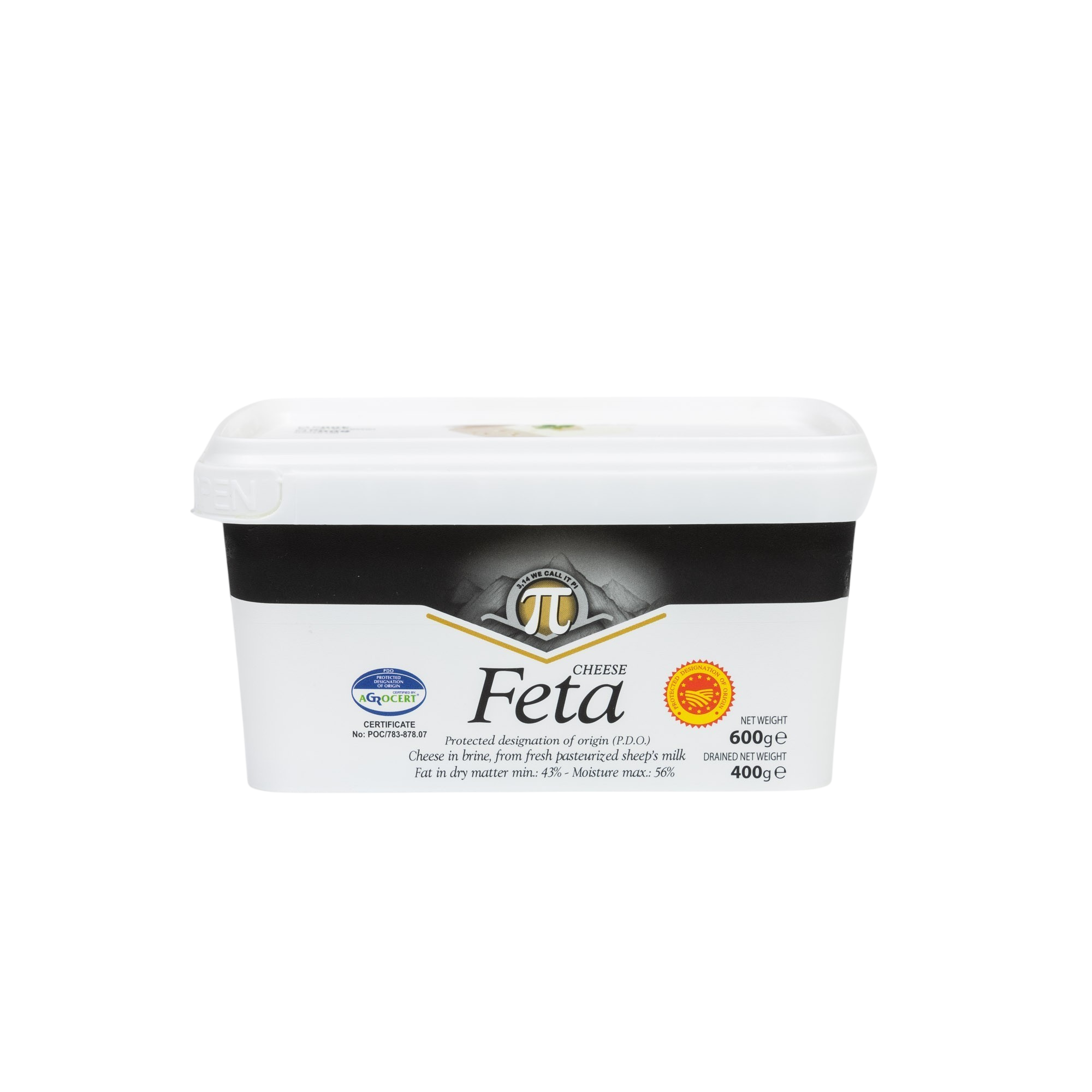 Feta P.D.O Range PI in Brine 2kg