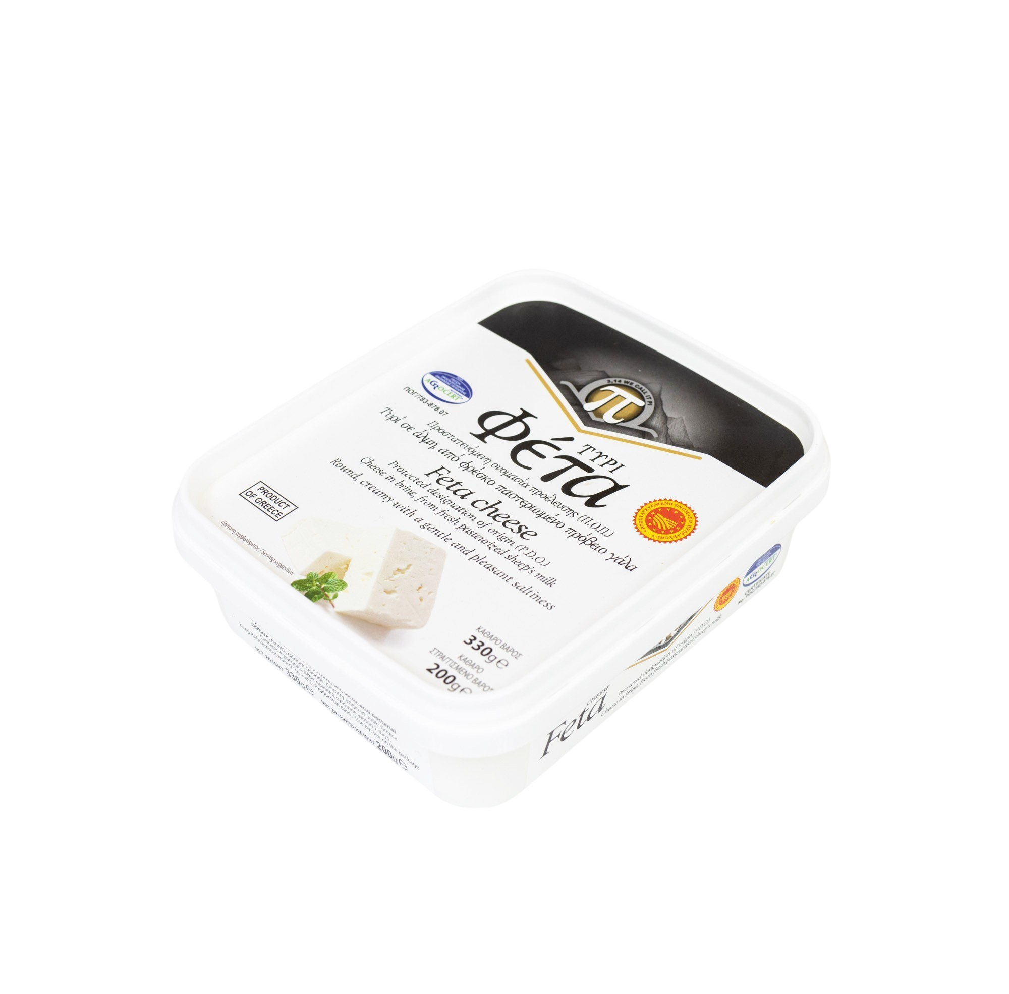 Feta P.D.O Range PI in brine 200g