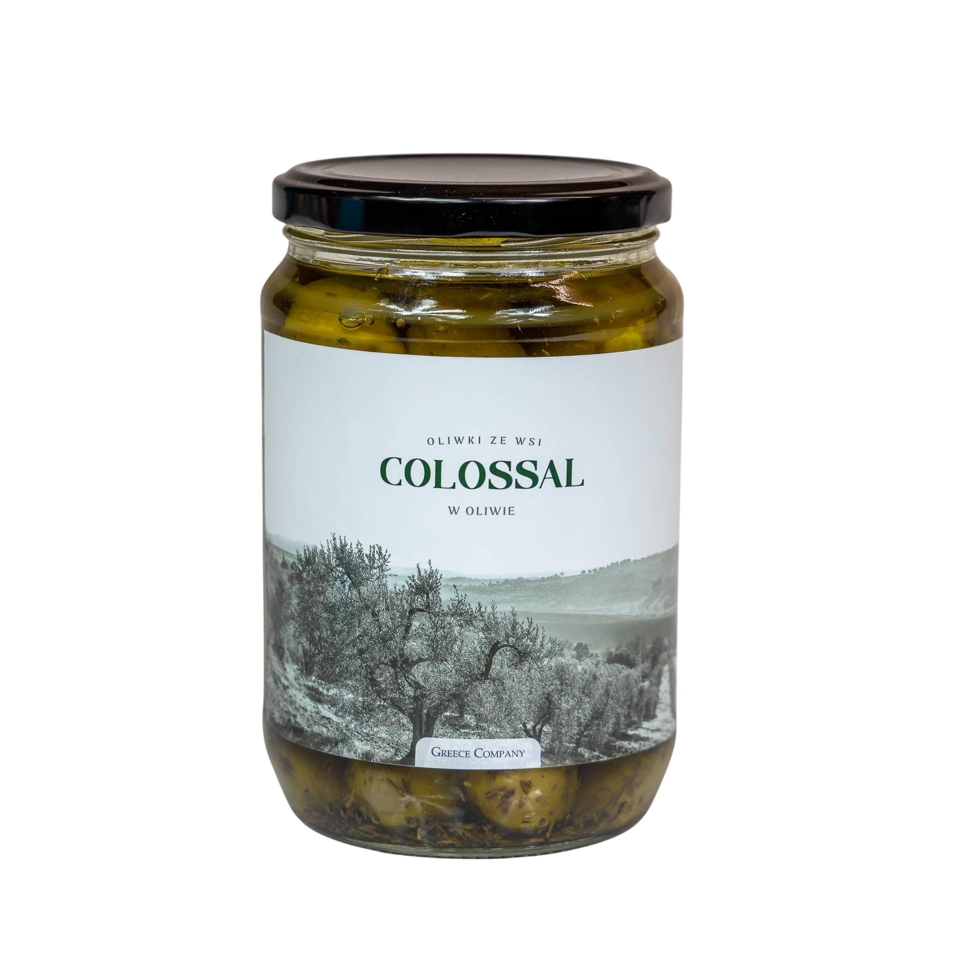Colossal Green Olives in Oil 410g