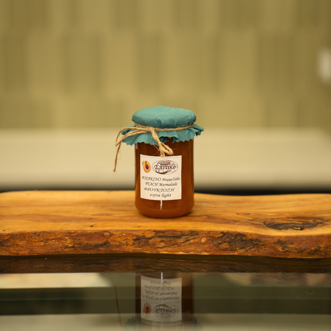 Sugar-free peach jam 370g