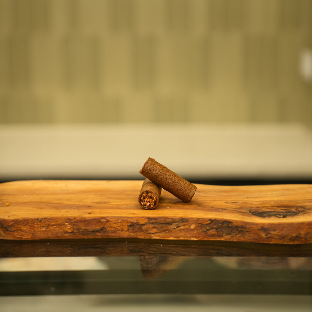 Peanut Praline Tubes