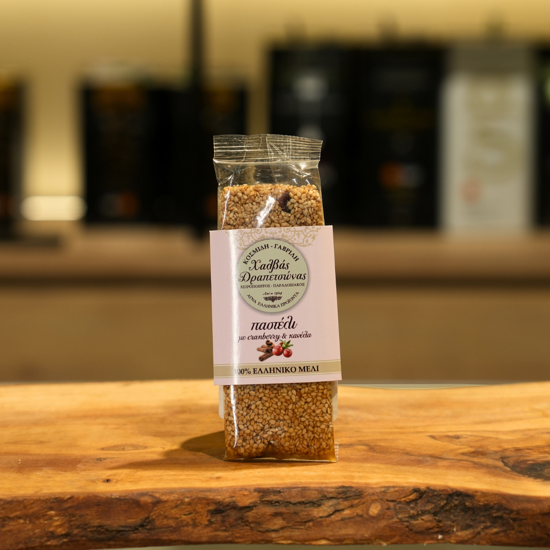 Sesame snap with cranberries and cinnamon 60g