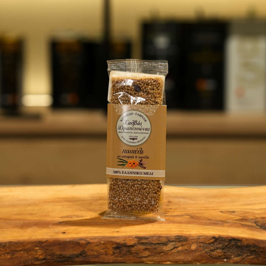 Sesame bar with sea buckthorn and cinnamon 60g