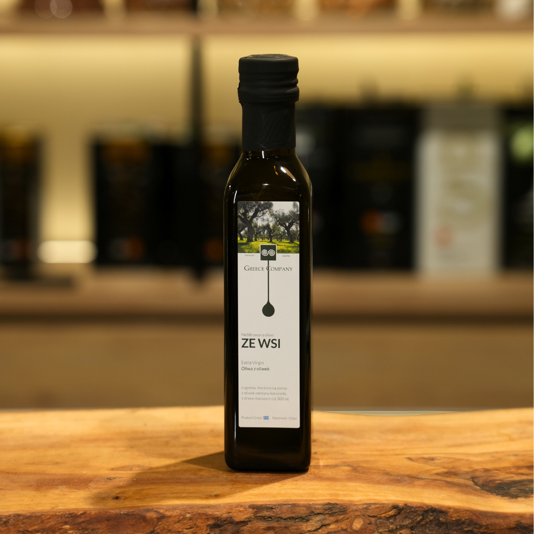 Olive oil FROM THE VILLAGE unfiltered 0.3% 250ml