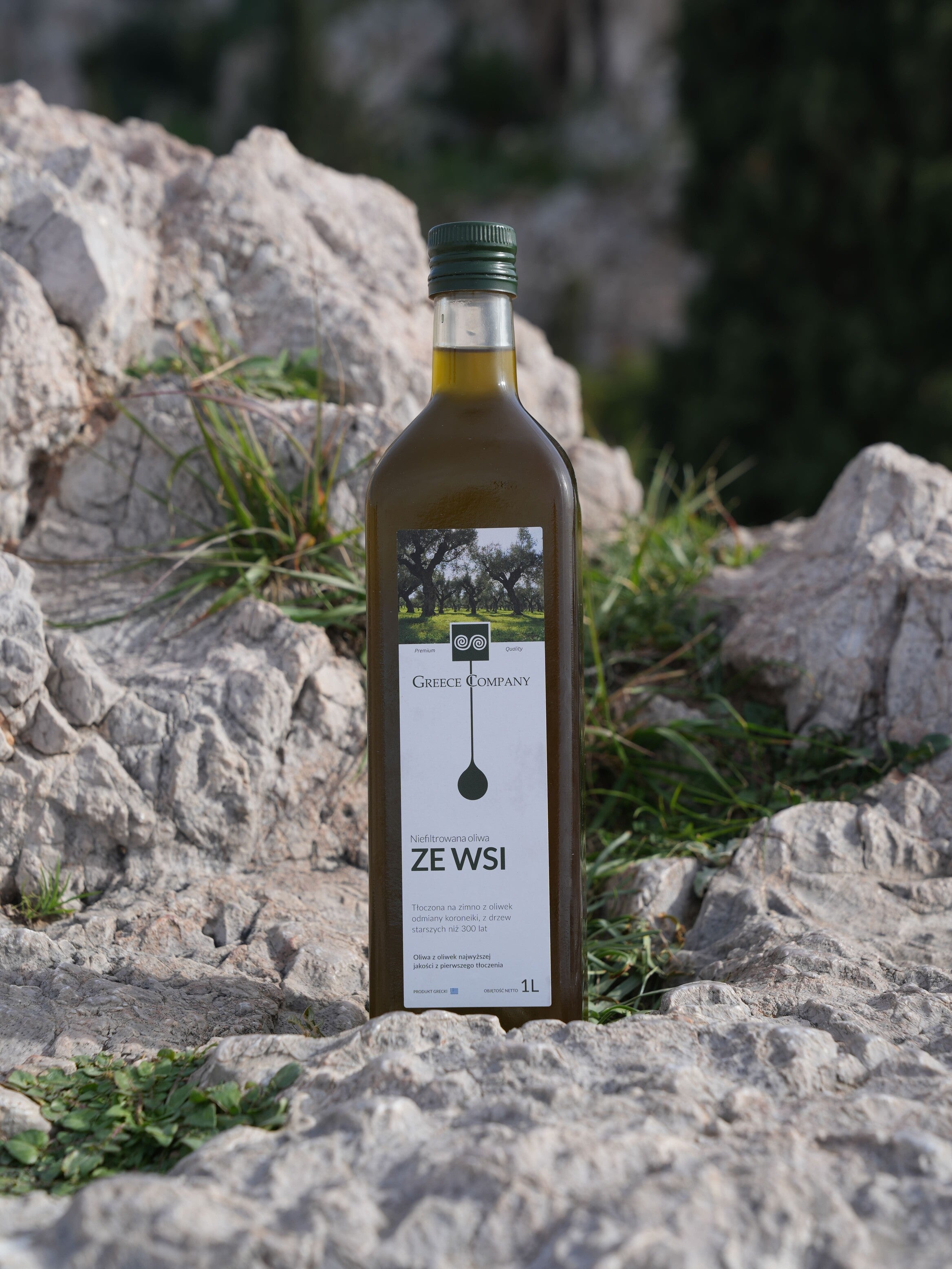 Olive oil FROM THE VILLAGE OF ŚWIEŻYNKA unfiltered Extra Virgin mild 0.3% 1 l