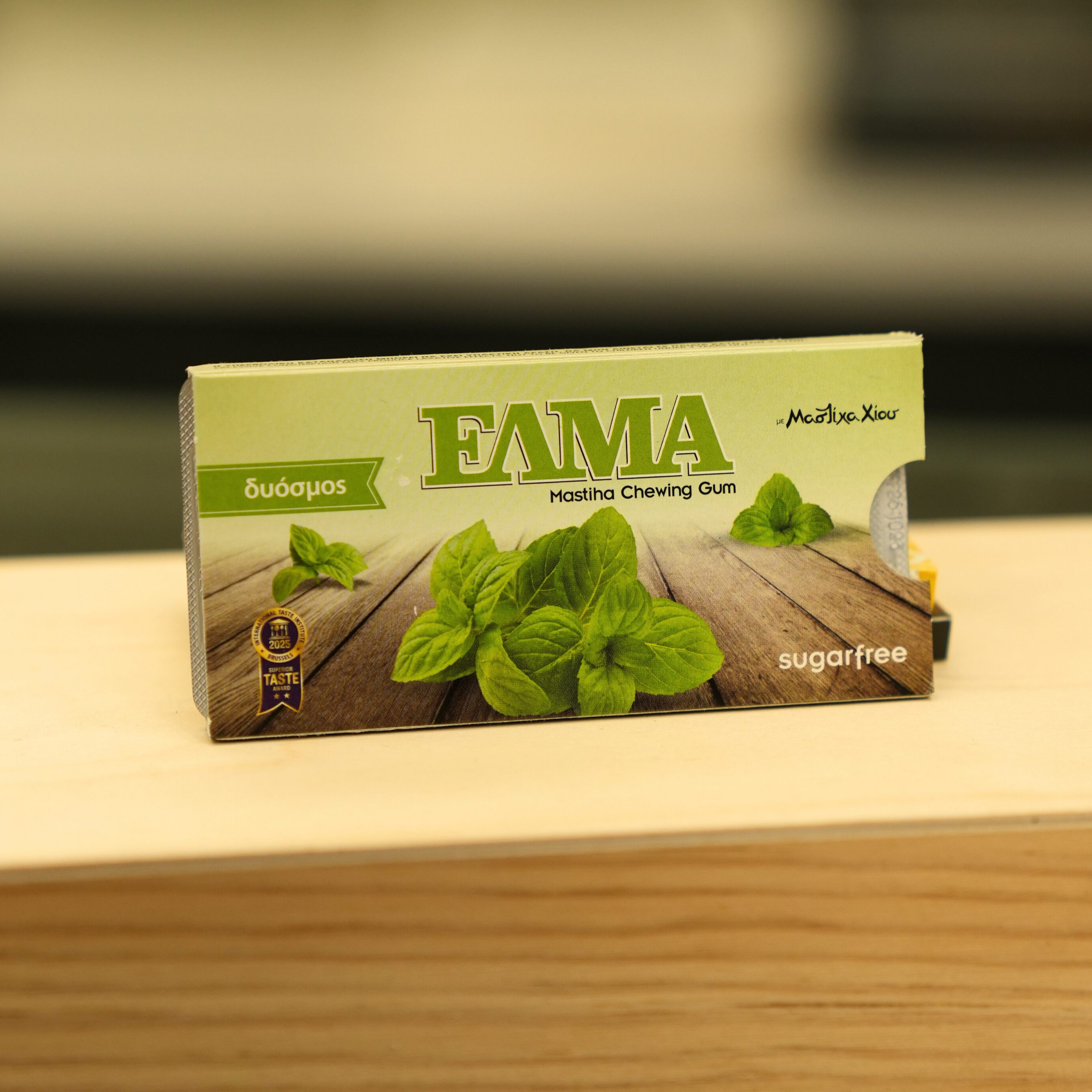 Sugar-free chewing gum with natural Chios mastic, spearmint flavor 10x1.3 g