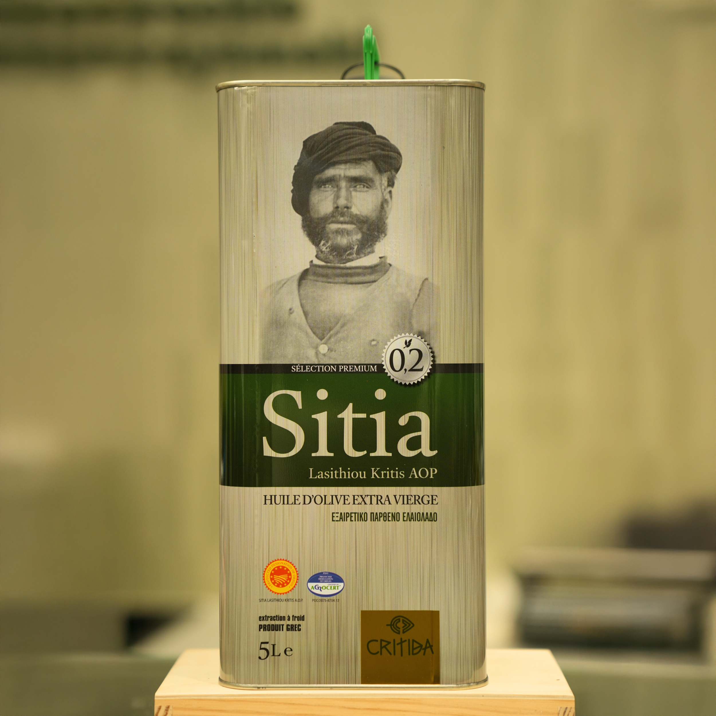 Sitia extra virgin olive oil Lasithiou 0.2% 5 l - Critida