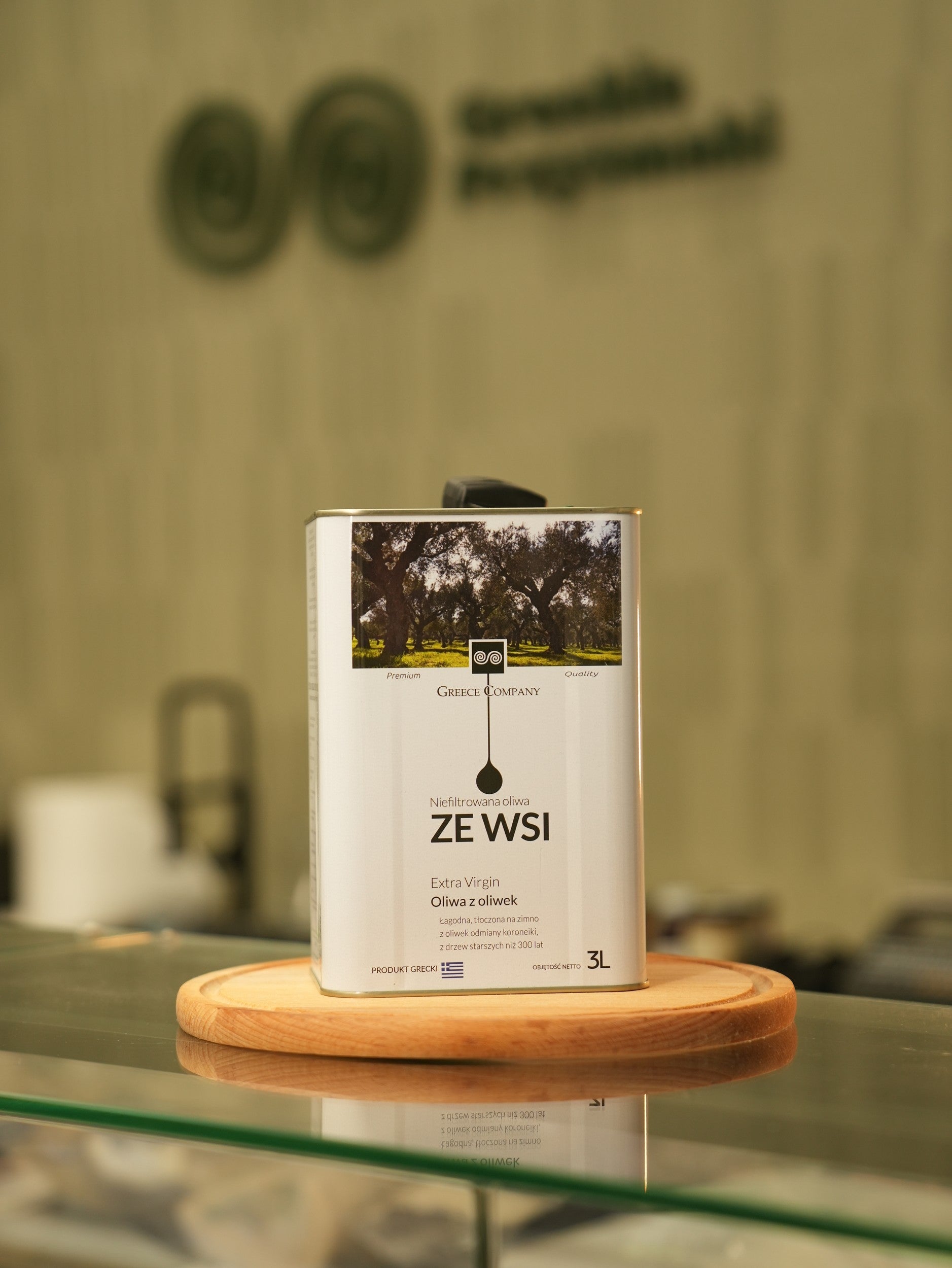 Olive oil FROM THE VILLAGE unfiltered Extra Virgin mild 0.3% 3l