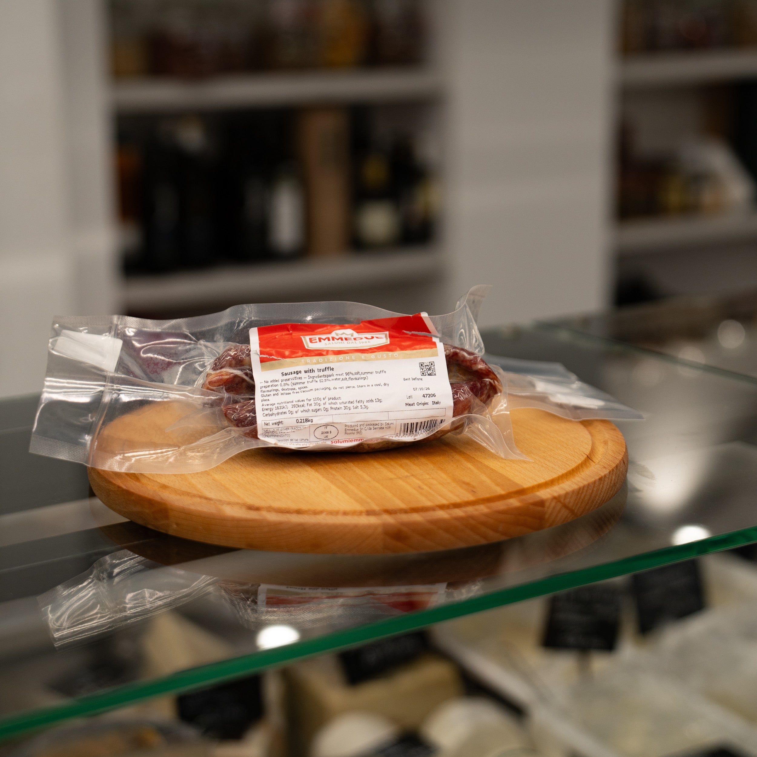 Sausage with truffle, no preservatives. 200g