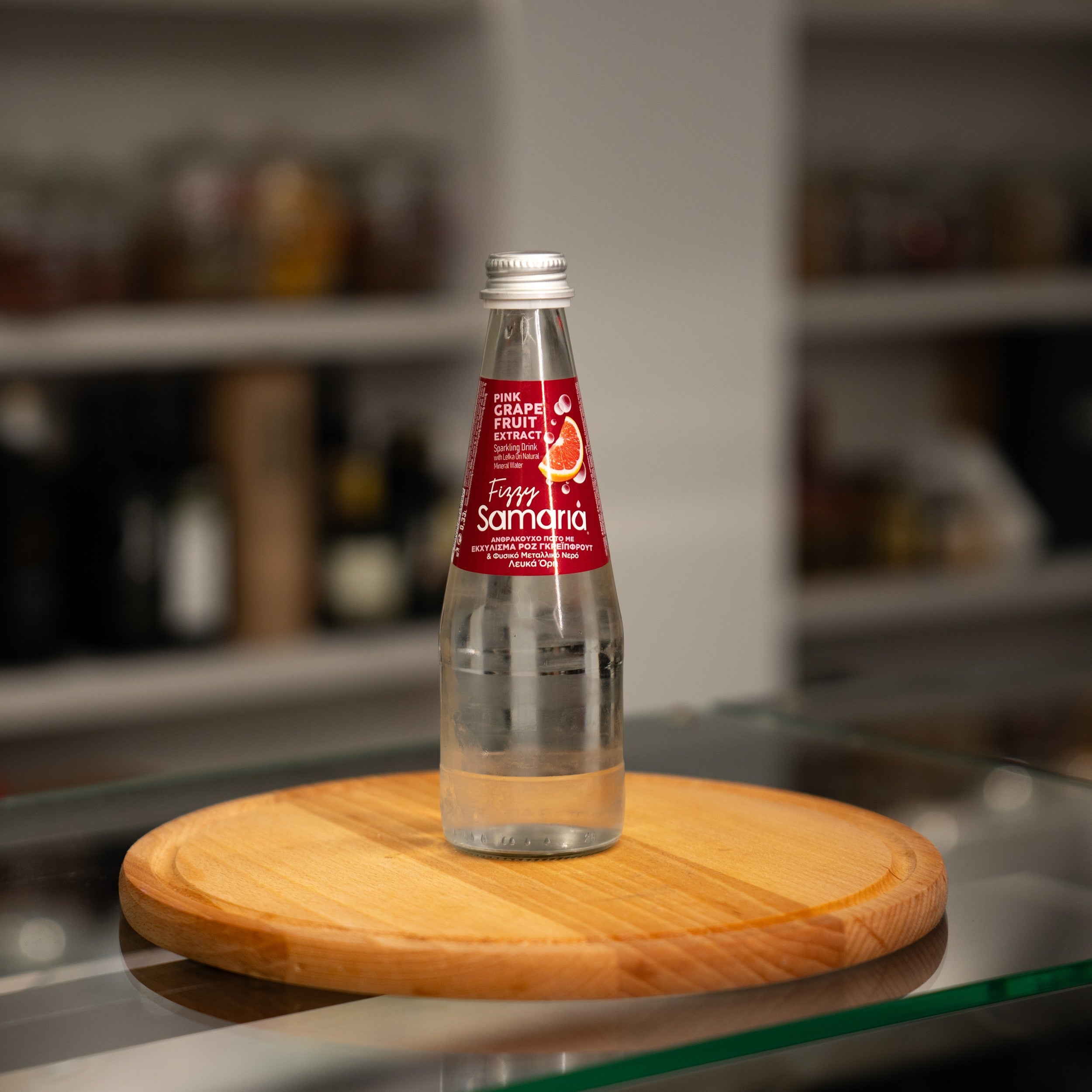 Sparkling water with pink grapefruit 0.33 L